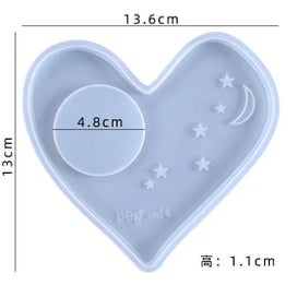 Listing 3 of 20 for Winter Tree Ring Holder Epoxy Resin Mold Assemble Christmas Tree Silicone CHK12N