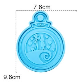 Listing 8 of 20 for Winter Tree Ring Holder Epoxy Resin Mold Assemble Christmas Tree Silicone CHK12N