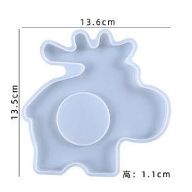 Listing 13 of 20 for Winter Tree Ring Holder Epoxy Resin Mold Assemble Christmas Tree Silicone CHK12N