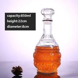 Listing 9 of 19 for Whiskey Decanter Whiskey Bottle Crystal Glass Wine Beer Containers Glass CHK12N