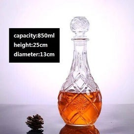 Listing 12 of 19 for Whiskey Decanter Whiskey Bottle Crystal Glass Wine Beer Containers Glass CHK12N