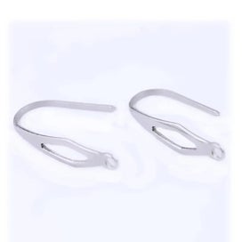 Listing 19 of 20 for 50pcs Stainless Steel Jewelry French Earring Hooks Findings Not Allergic CHK12N