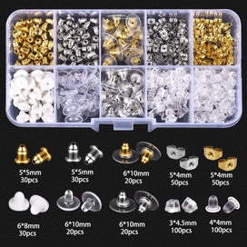Listing 1 of 20 for 450-860pcs/Box Jewelry Making Kits Lobster Clasp Open Jump Rings End Crim CHK12N