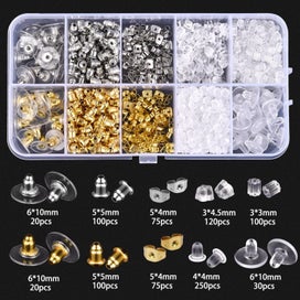 Listing 11 of 20 for 450-860pcs/Box Jewelry Making Kits Lobster Clasp Open Jump Rings End Crim CHK12N