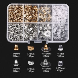Listing 16 of 20 for 450-860pcs/Box Jewelry Making Kits Lobster Clasp Open Jump Rings End Crim CHK12N
