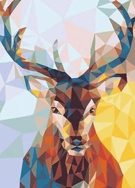Listing 15 of 19 for 5D Diamond Painting Kit Parrot Deer Animal Mosaic DIY Dandelion Diamond E CHK12N