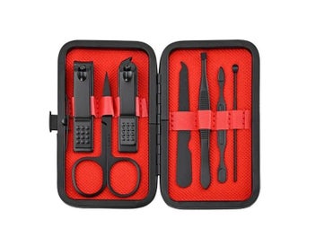 Listing 6 of 9 for Home 7piece Nail Clipper Set With Large Opening Manicure Tools