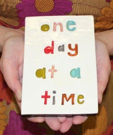 Listing 2 of 2 for One Day At A Time Rectangle Ceramic Tile