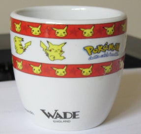Listing 3 of 3 for 1998 Wade Nintendo Pokemon Pikachu set of 6 china egg cups boxed unused