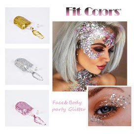 Listing 13 of 14 for 40ML Face Eye Glitter Sequin Gel Cream Stage Party Shimmer Gel Colorful M CHK12N