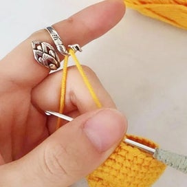 Listing 19 of 19 for Multi Style Knitting Loop Crochet Loop Knitting Accessories Shape Ring Fi CHK12N