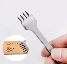 Listing 4 of 6 for 4pcs Spacing Punch Tool For Leather Hole Punches DIY Leather Craft Tools CHK12N
