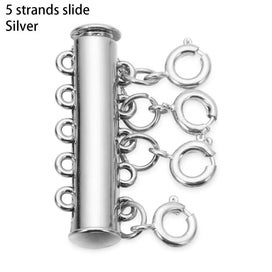 Listing 3 of 18 for 1pcs DIY Layered Multi Strands Magnetic Tube Lock Connectors Slide Clasp CHK12N