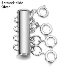 Listing 8 of 18 for 1pcs DIY Layered Multi Strands Magnetic Tube Lock Connectors Slide Clasp CHK12N