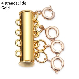 Listing 13 of 18 for 1pcs DIY Layered Multi Strands Magnetic Tube Lock Connectors Slide Clasp CHK12N