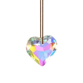Listing 3 of 19 for Suncatcher Crystal Heart Stained Glass Ball Sun Catcher Rainbow Maker Hom CHK12N