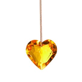 Listing 17 of 19 for Suncatcher Crystal Heart Stained Glass Ball Sun Catcher Rainbow Maker Hom CHK12N