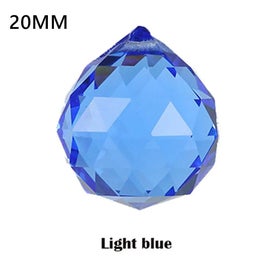 Listing 9 of 19 for 20/30/40/50MM Clear Crystal Feng Shui Lamp Ball Prism Rainbow Sun Catcher CHK12N