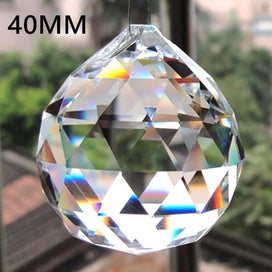 Listing 10 of 19 for 20/30/40/50MM Clear Crystal Feng Shui Lamp Ball Prism Rainbow Sun Catcher CHK12N