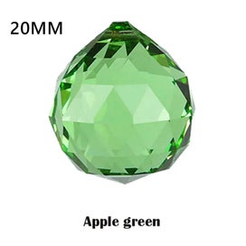 Listing 11 of 19 for 20/30/40/50MM Clear Crystal Feng Shui Lamp Ball Prism Rainbow Sun Catcher CHK12N