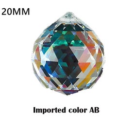Listing 14 of 19 for 20/30/40/50MM Clear Crystal Feng Shui Lamp Ball Prism Rainbow Sun Catcher CHK12N