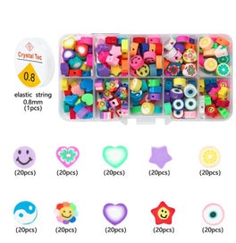 Listing 9 of 16 for Polymer Clay Beads Box for Jewelry Making Accessories DIY Earring Bracele CHK12N