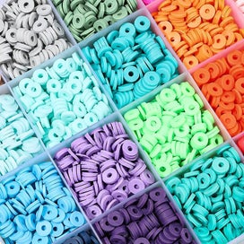 Listing 13 of 16 for Polymer Clay Beads Box for Jewelry Making Accessories DIY Earring Bracele CHK12N