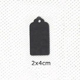 Listing 5 of 19 for Kraft Gift Tags Scalloped Edge Wedding Party Paper Tag Price Label Hang T CHK12N