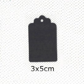 Listing 9 of 19 for Kraft Gift Tags Scalloped Edge Wedding Party Paper Tag Price Label Hang T CHK12N