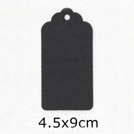 Listing 11 of 19 for Kraft Gift Tags Scalloped Edge Wedding Party Paper Tag Price Label Hang T CHK12N