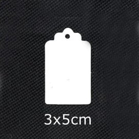 Listing 12 of 19 for Kraft Gift Tags Scalloped Edge Wedding Party Paper Tag Price Label Hang T CHK12N