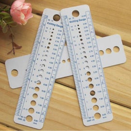 Listing 1 of 4 for Ruler UK US Canada Sizes Knitting Accessories Needle Gauge Inch Sewing Ru CHK12N