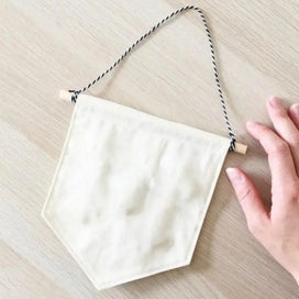 Listing 9 of 12 for Nordic Style Blank Cotton Brooch Pin Badge Holder Wall Display Pennant La CHK12N
