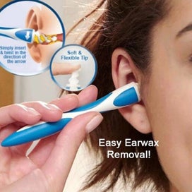 Listing 3 of 7 for Soft Spiral Silicone Ear Cleaning Spoon Smart Swab Wax Remover Ear Cleane CHK12N