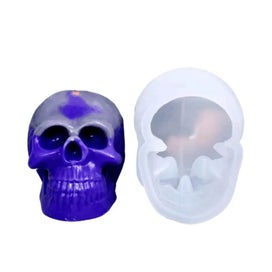 Listing 8 of 9 for Aouke Skull Candle Silicone Mold Epoxy DIY Desktop Ornament Decorative Gy CHK12N