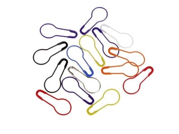 Listing 6 of 9 for 100pcs 22mm Colorful Knitting Crochet Marker Safety Pins DIY Sewing Tools