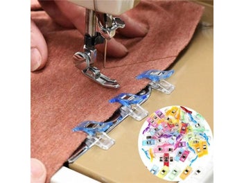 Listing 5 of 10 for 20 Pcs Colorful Sewing Clips DIY Plastic Clips For Clothes Sewing