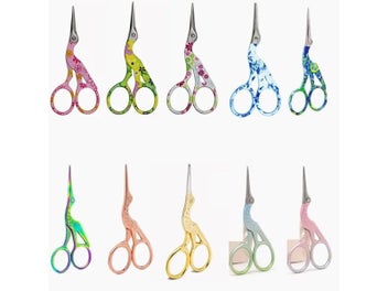 Listing 3 of 10 for Super Beautiful Print Professional Sewing Scissors Office Supplies Paper