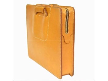 Listing 4 of 6 for Suitcase Kraft Paper Template DIY Leather Sewing Pattern Template For Work