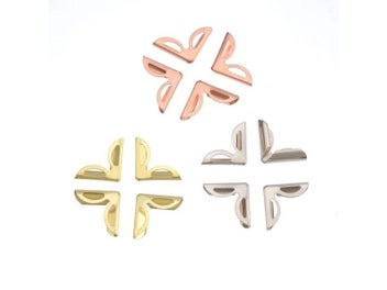 Listing 3 of 9 for 50 PCs Book Scrapbooking Albums Menus Folders Corner Protectors (Fit 5mm Thick)