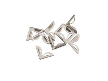 Listing 5 of 9 for 50 PCs Book Scrapbooking Albums Menus Folders Corner Protectors (Fit 5mm Thick)