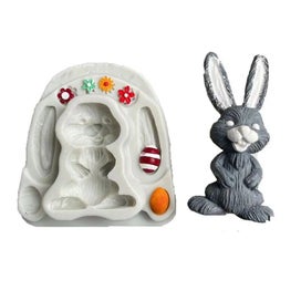 Listing 4 of 8 for 3D Rabbit Modeling Silicone Mold Diy Aromatherapy Fondant Cake Decoration CHK12N