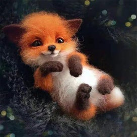 Listing 17 of 18 for Non finished Relaxed DIY KIT Handmade Pocket Animal Pet Doll Toy Wool Nee CHK12N