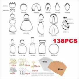 Listing 1 of 9 for Stainless Steel Polymer Clay Cutters Tools Set with Circle Shape Cutters CHK12N