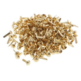 Listing 3 of 7 for 200pcs/Bag 4.5mm Round Metal Brads DIY Scrapbooking Bookmark Crafts Acces CHK12N