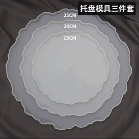 Listing 16 of 19 for DIY Crystal Silicone Mold Three-layer Fruit Plate Tea Plate Disc Epoxy Re CHK12N