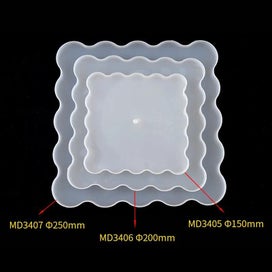 Listing 18 of 19 for DIY Crystal Silicone Mold Three-layer Fruit Plate Tea Plate Disc Epoxy Re CHK12N