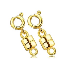 Listing 4 of 14 for 1/2/4pcs Magnetic Necklace Clasps Closures Converters Jewelry Clasps for CHK12N