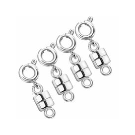Listing 5 of 14 for 1/2/4pcs Magnetic Necklace Clasps Closures Converters Jewelry Clasps for CHK12N