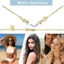 Listing 11 of 14 for 1/2/4pcs Magnetic Necklace Clasps Closures Converters Jewelry Clasps for CHK12N